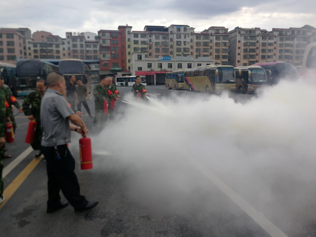 郴汽集团城际大巴站开展2020年消防、反恐、应急救援演练 郴汽集团城际大巴站开展2020年消防、反恐、应急救援演练